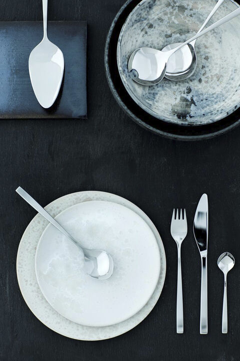 Fuga bordkniv mat/blank stål L21,3cm