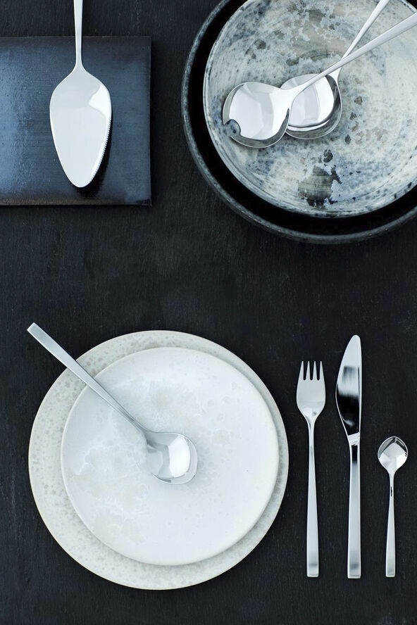 Fuga bordkniv mat/blank stål L21,3cm