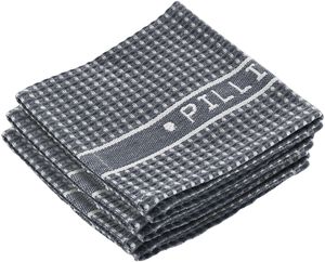 Karklude Pillivuyt 32 x 32 cm 3 stk. Blå/Hvid 100 % økologis