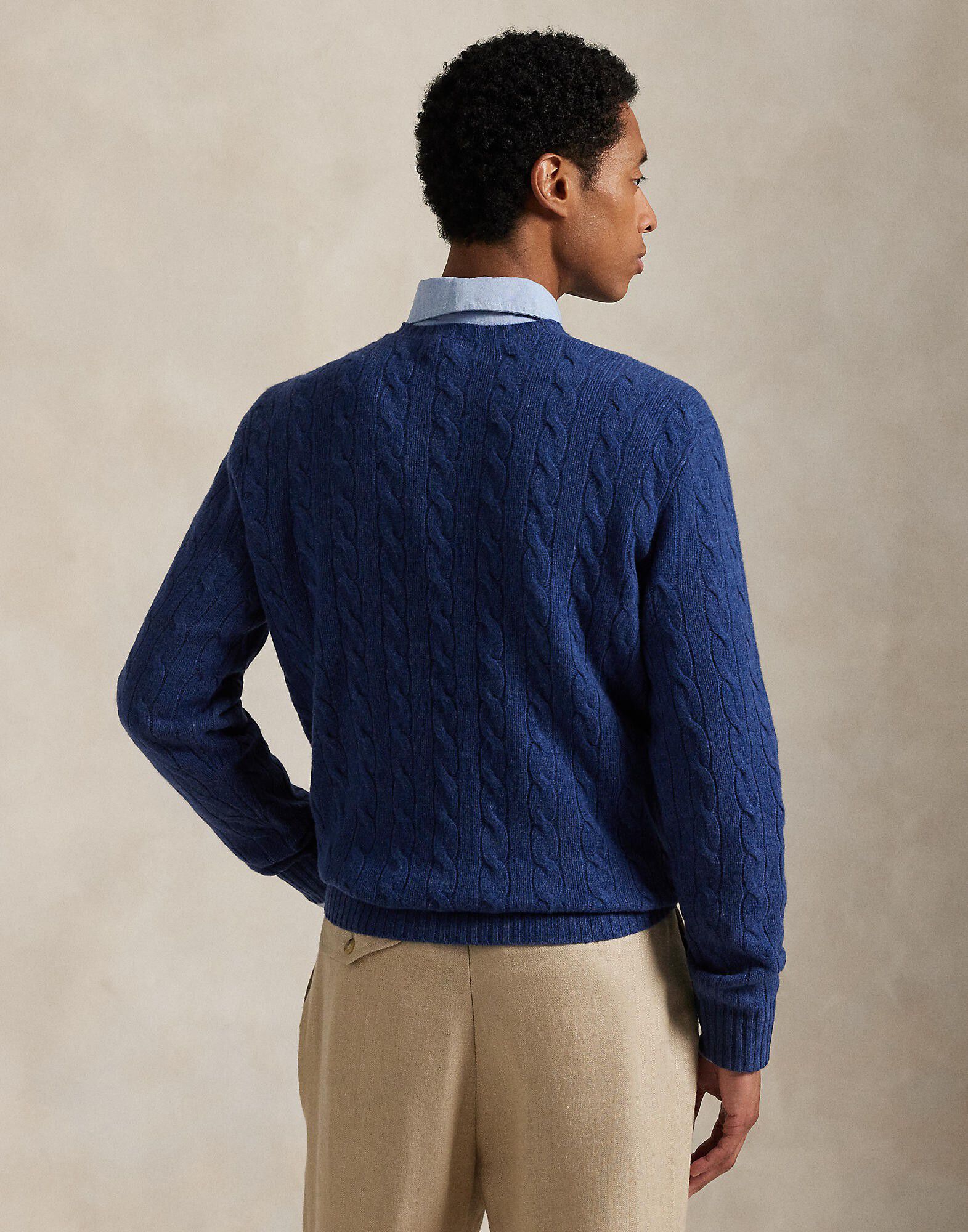 Cable-Knit Wool-Cashmere Sweater