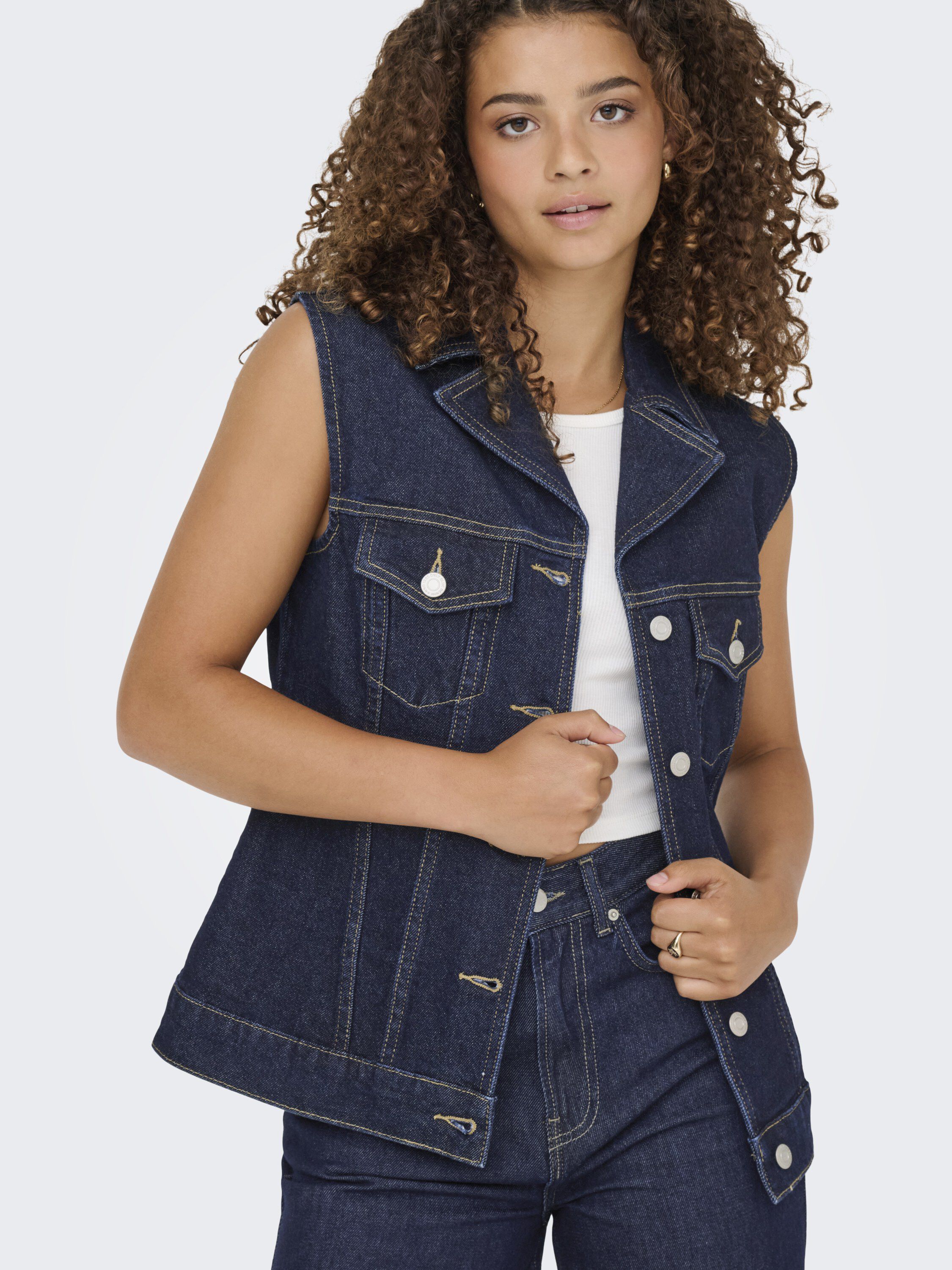 ONLJOANA RINSE DNM WAISTCOAT MAE