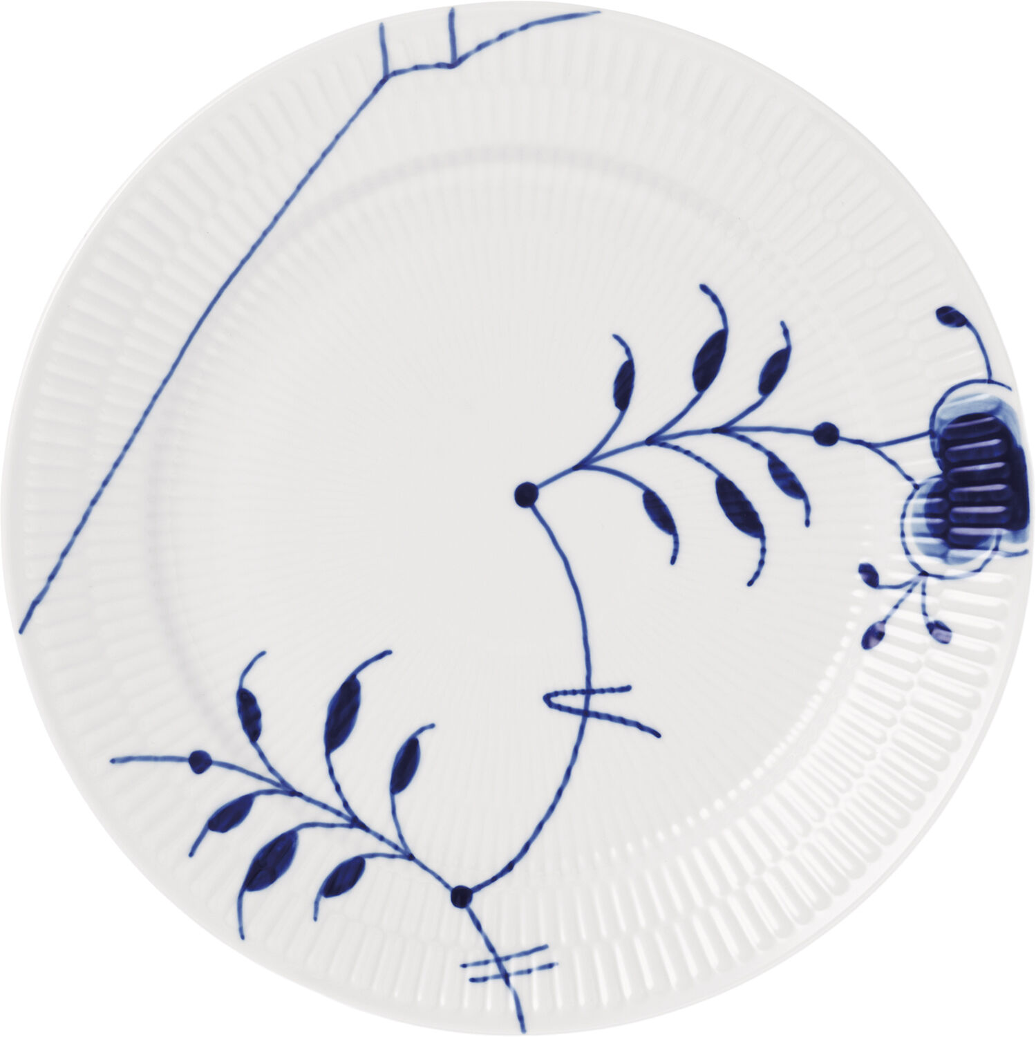 Bl&aring; Mega Riflet tallerken 25 cm #9