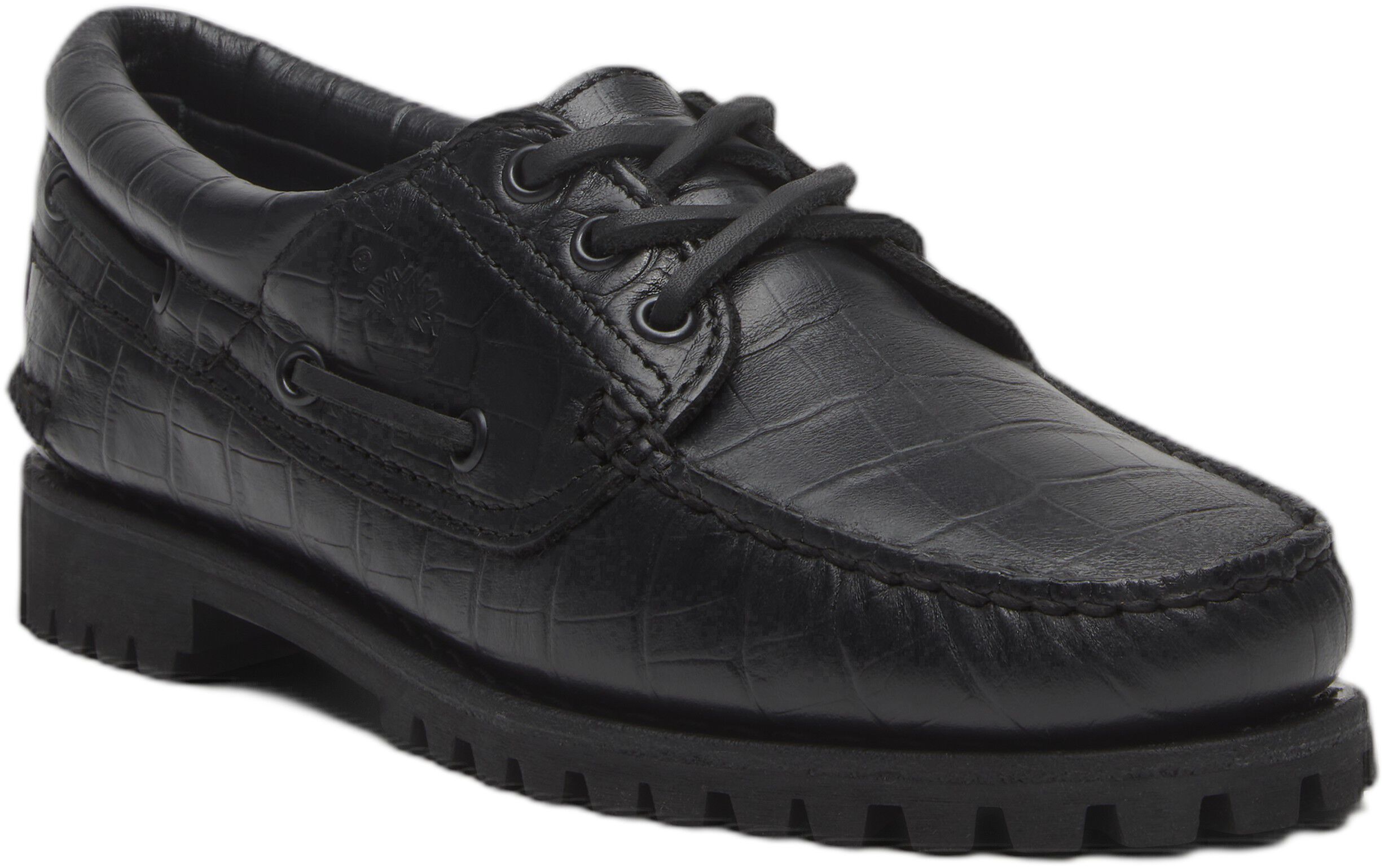 AUTH BOAT SHOE BLACK, Wide