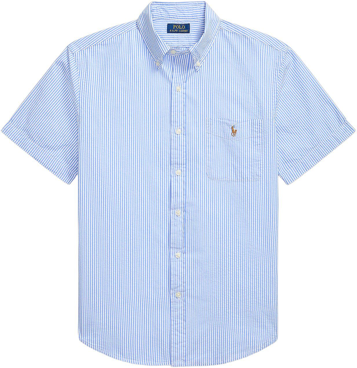 RL Prepster Custom Fit Seersucker Shirt