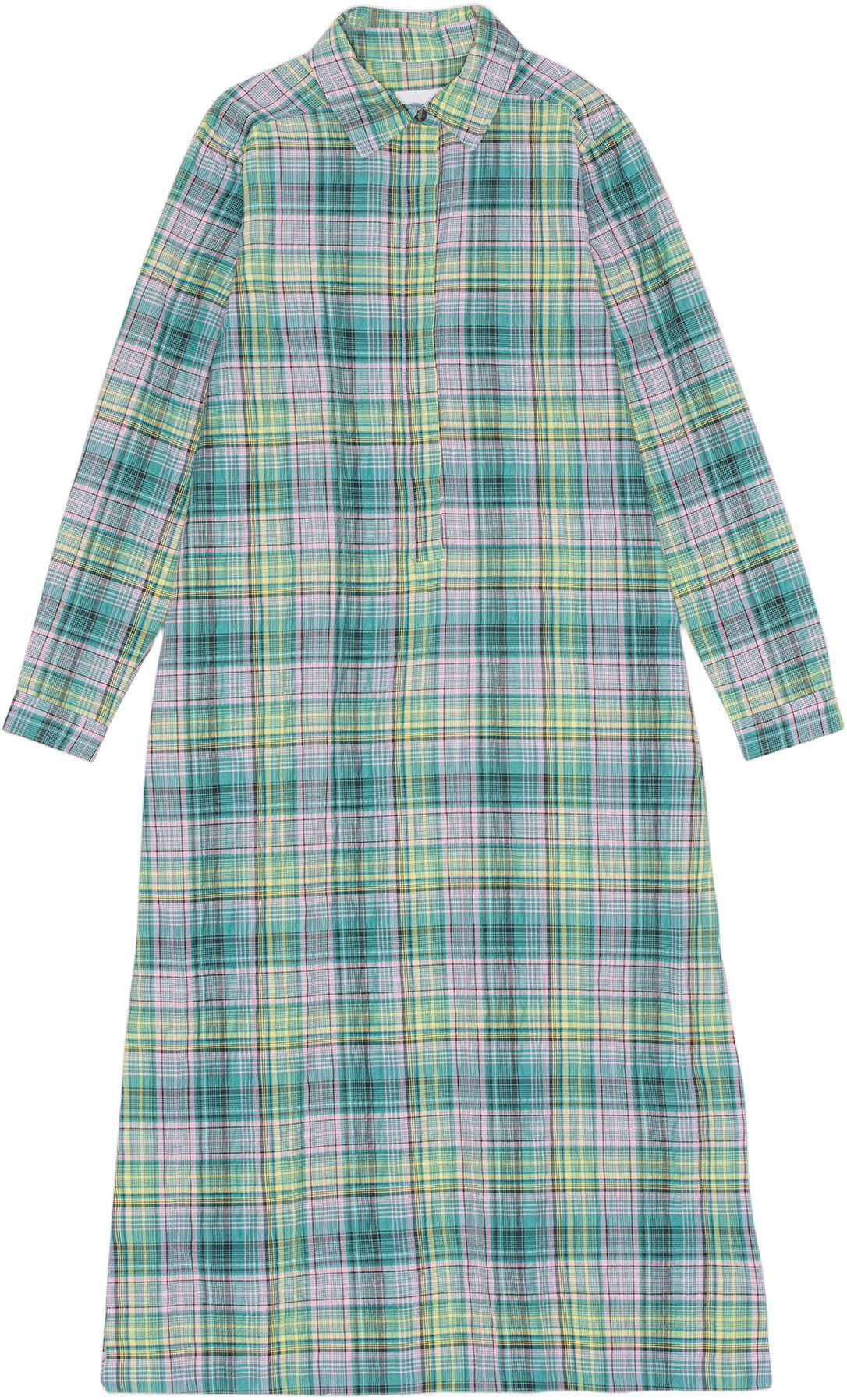 Seersucker Check Shirt Kjole