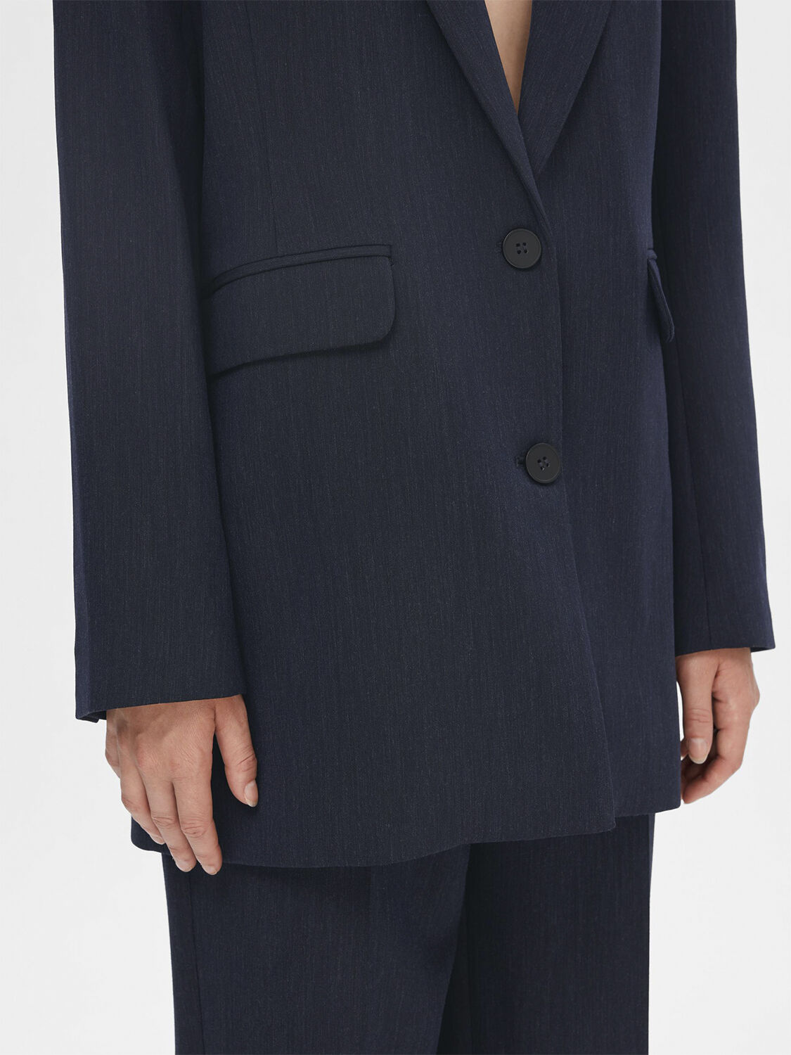 SLFRITA LS RELAXED BLAZER D SAP MEL