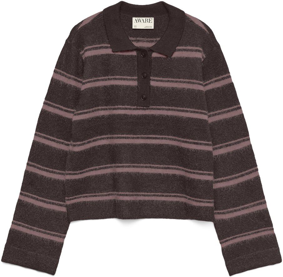 Awtacey Ls Polo Knit