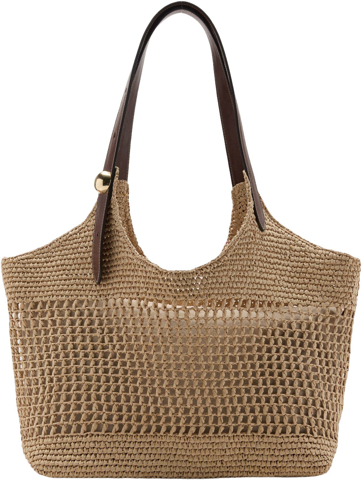 Natural fibre tote bag