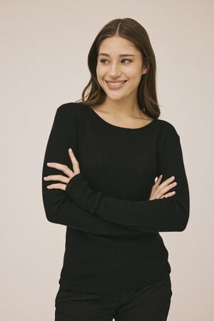 Torino 1 Strikket bluse - Merino uld mix