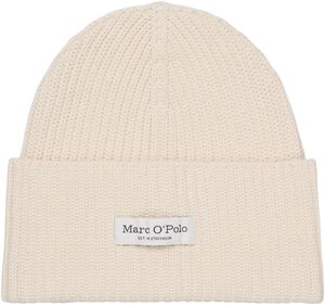 Beanie, knitted, with fold-up