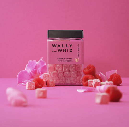 Hibiscus med Hindb&aelig;r - regular cube 240 gr