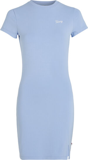 TJW SCRIPT SS BODYCON DRESS EXT