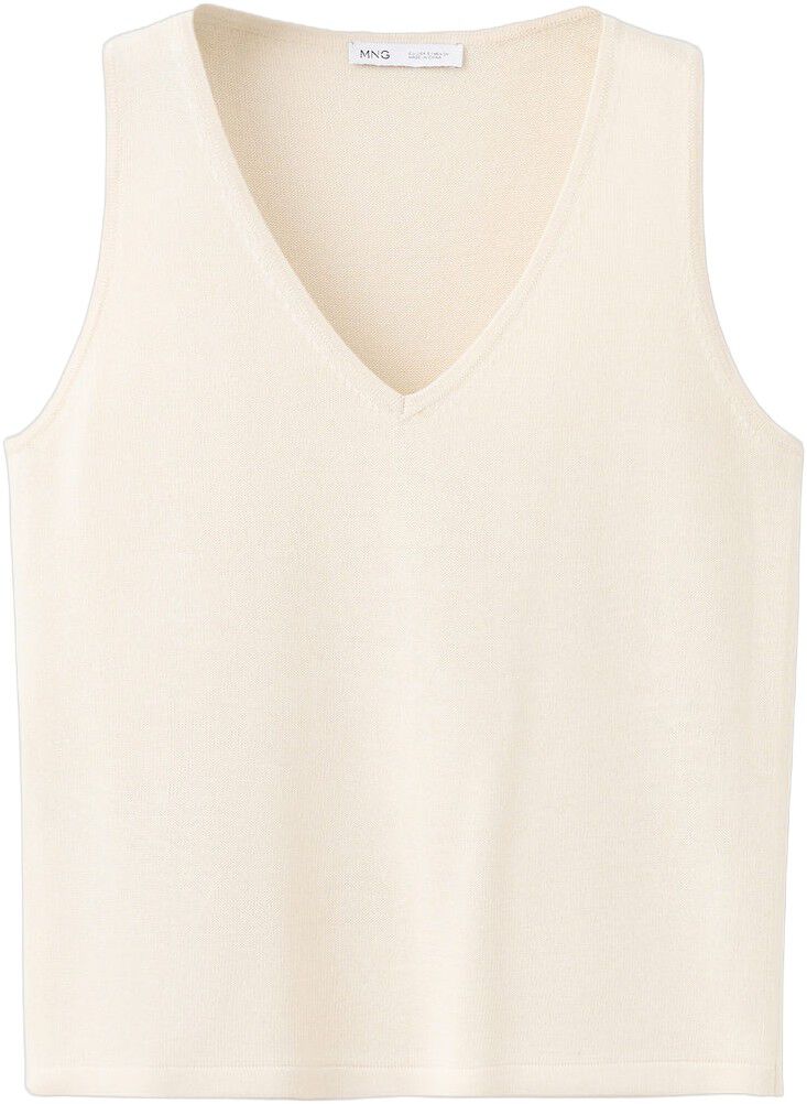 V-neck knit top