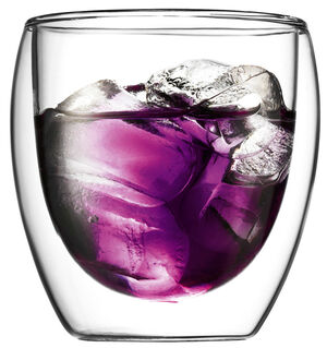 Pavina dobbeltvægget glas 0.25 l. 2 stk.