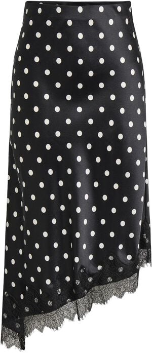 ONLBELLA SLANTED SATIN LACE SKIRT W