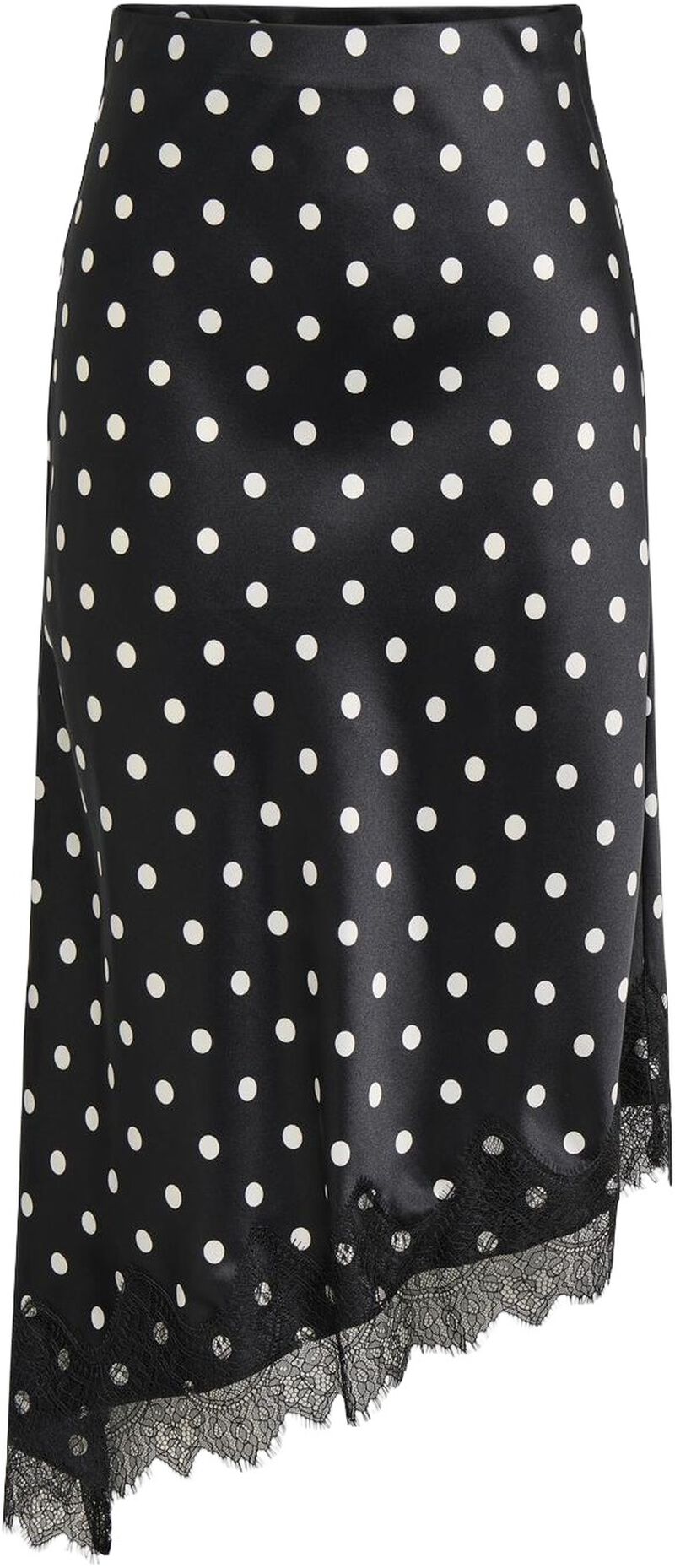 Onlbella Slanted Satin Lace Skirt W