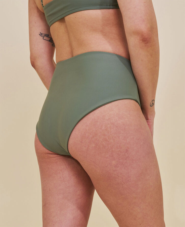 Ubud højtaljet bikini underdel - Teal