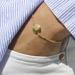 Eclipse bracelet VERMEIL (925 Sterling silver gold plated 2. 5 micron)