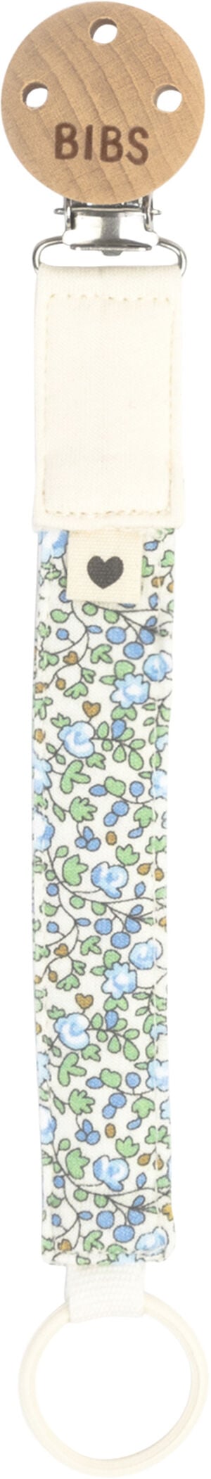 BIBS x Liberty Pacifier Clip Eloise Ivory