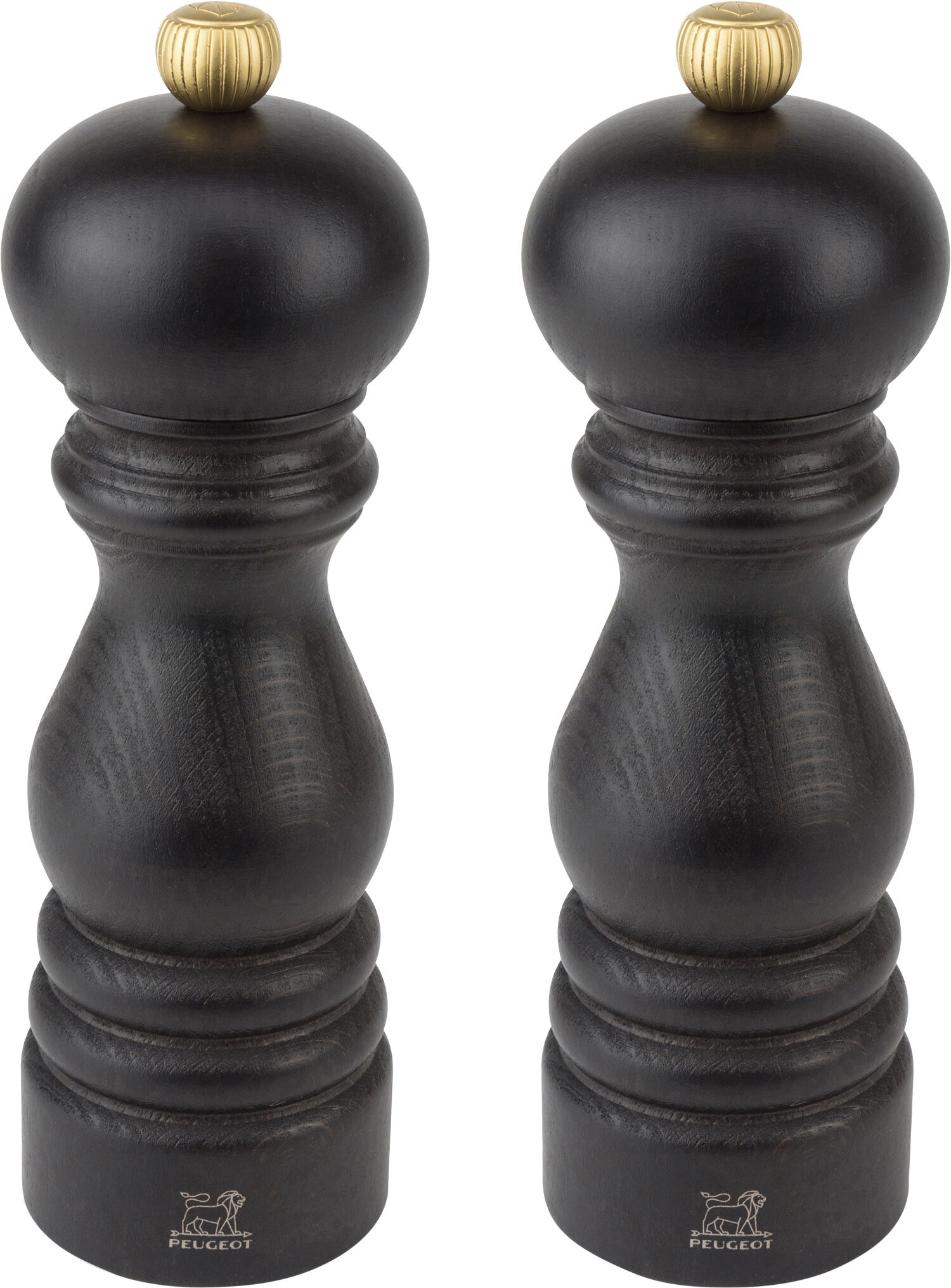 Paris salt og peber s&aelig;t 18 cm. - choko farvet