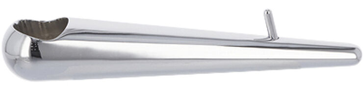 BONFIRE Candle Holder - 1'arm Taper - Chrome - 14,5 x 5,6 CM