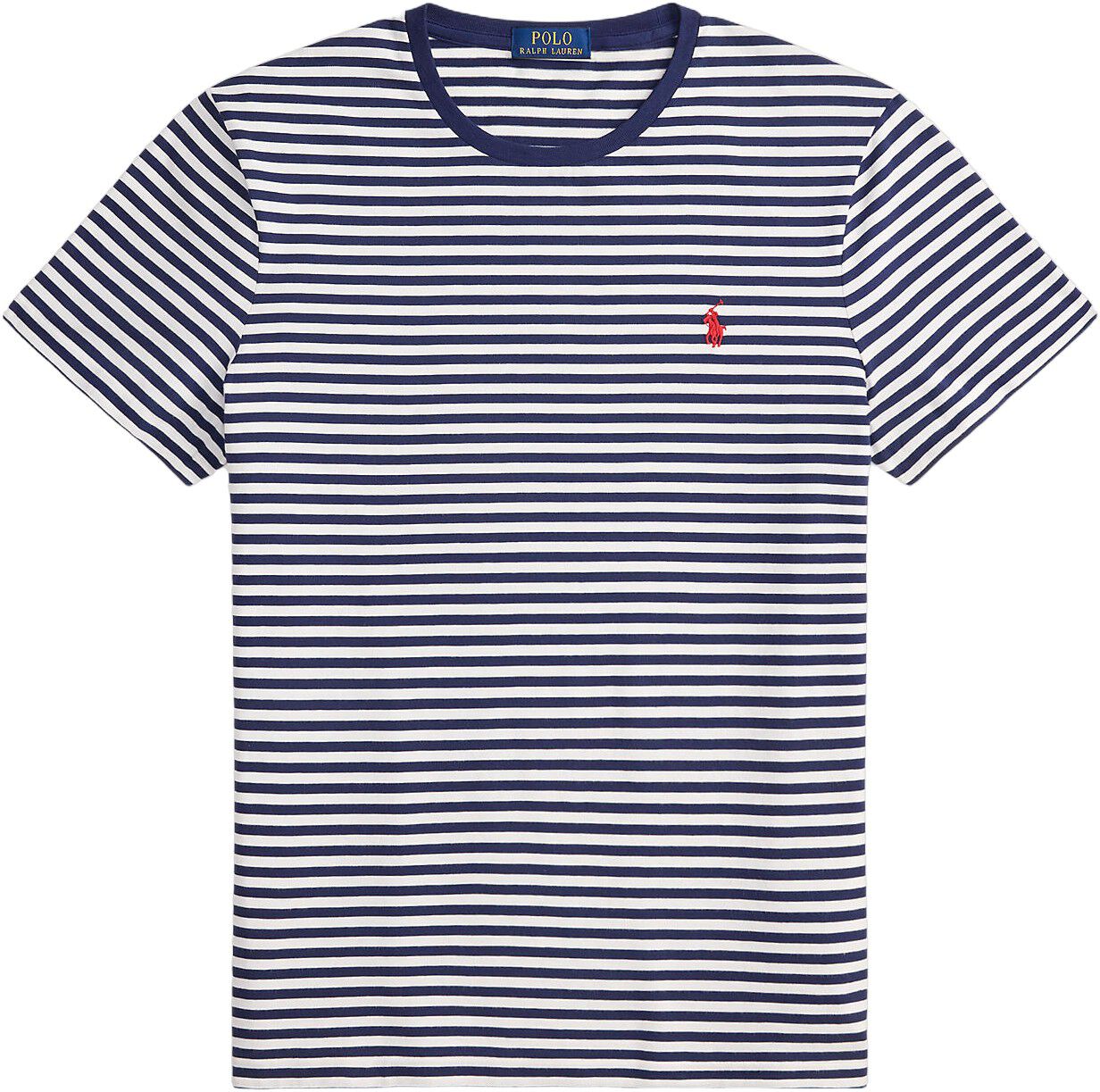 Custom Slim Fit Striped Jersey T-Shirt