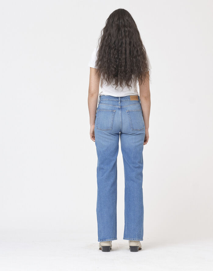 Brown straight jeans wash Iowa