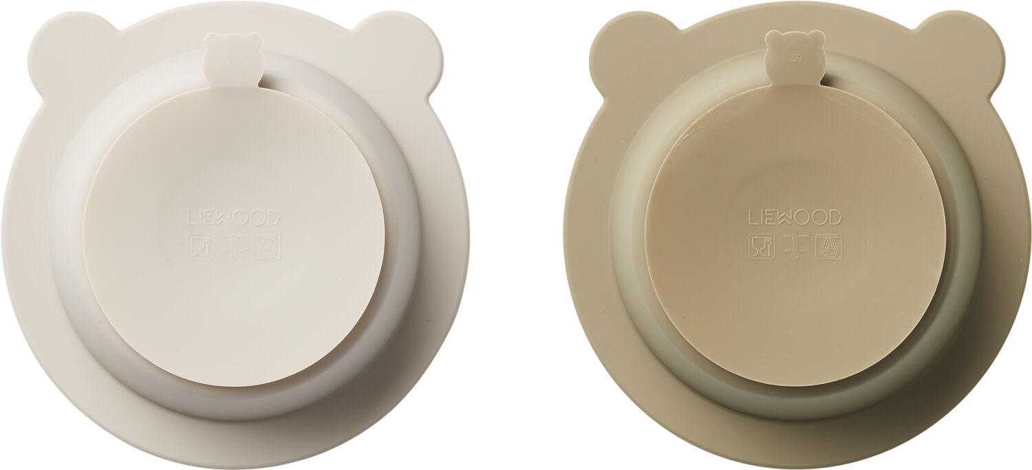 Peony suction bowl 2-pack