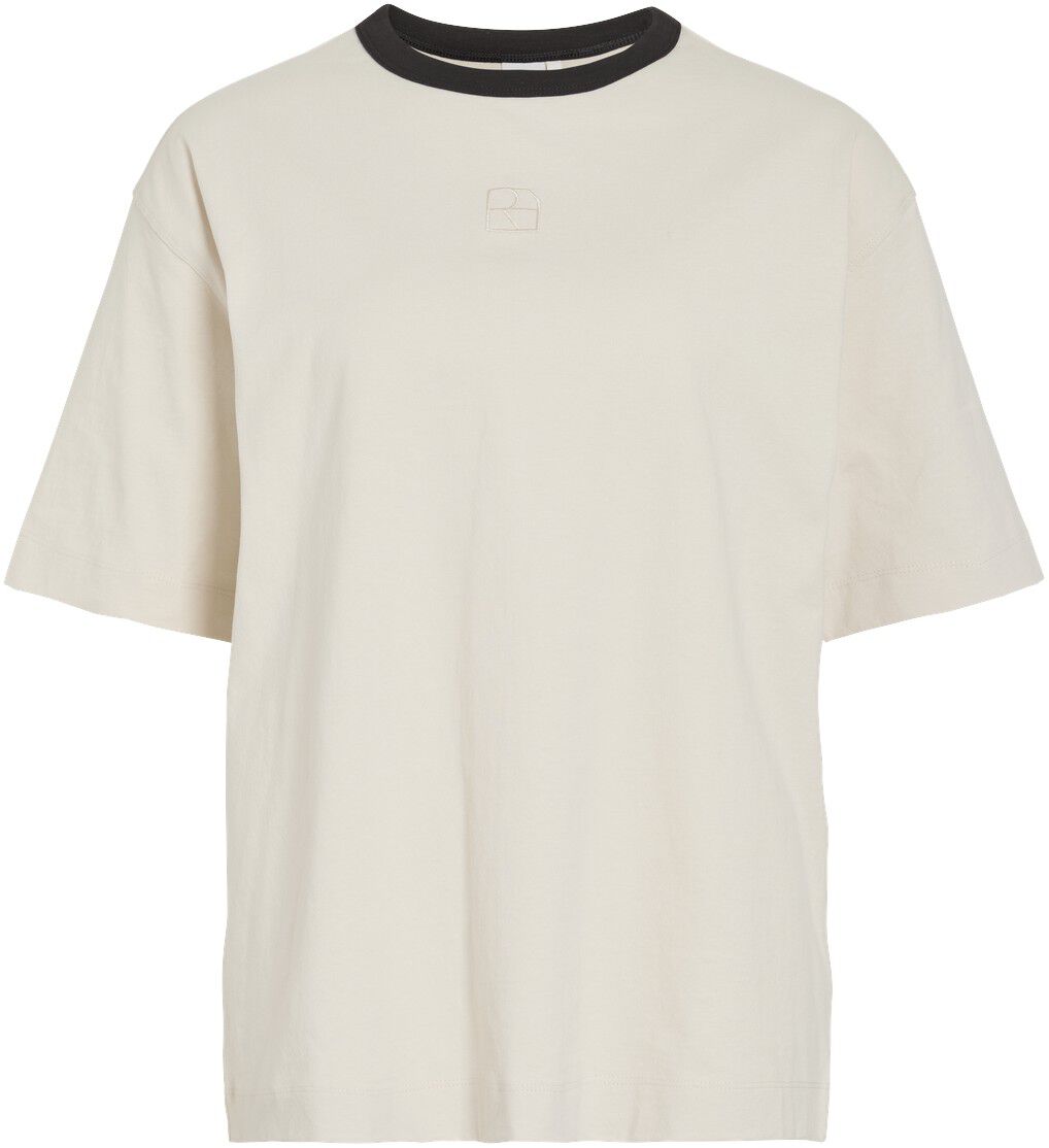 ROUNAOMI 2/4 O-NECK OVERSIZED TEE