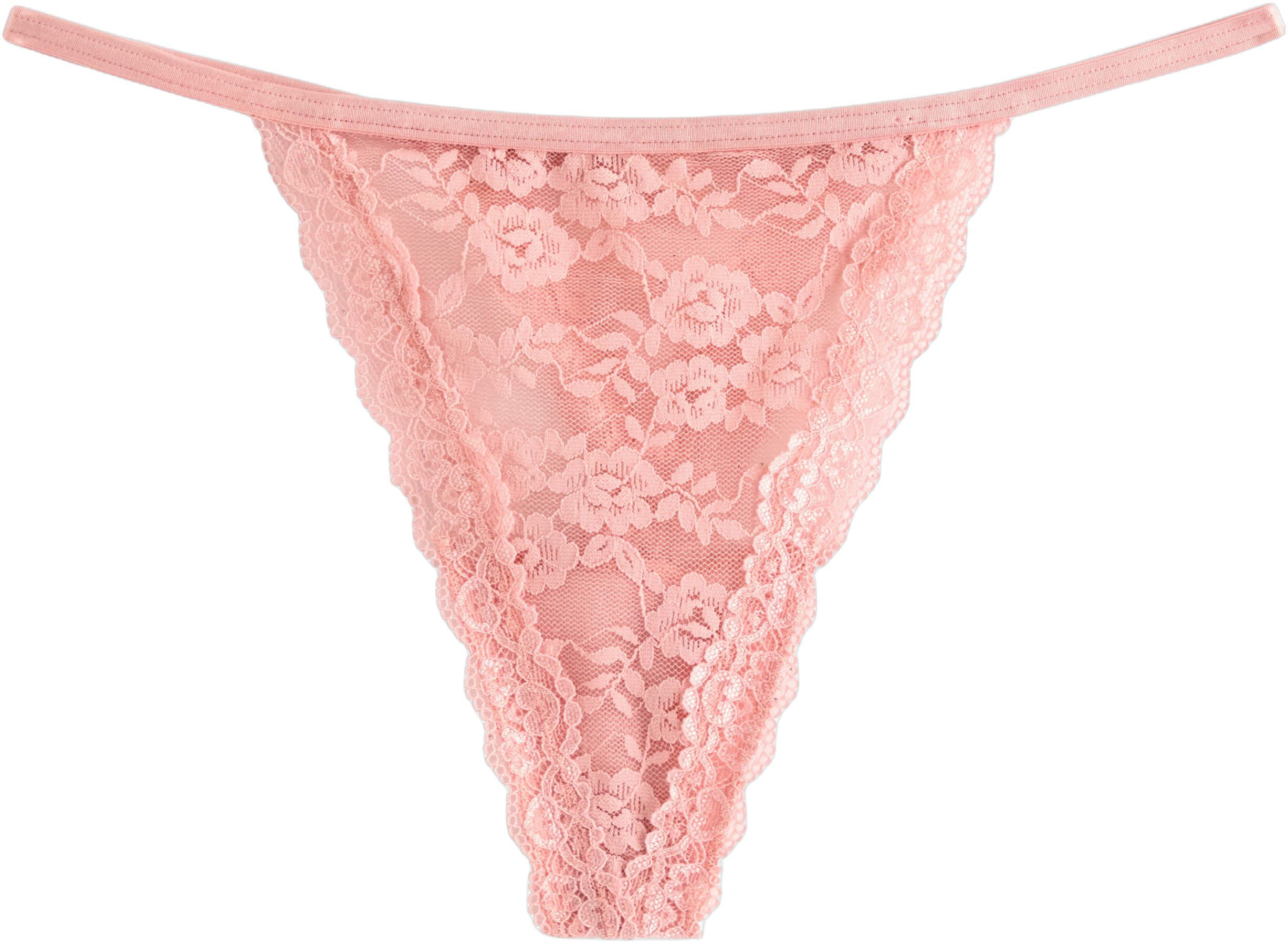 Stringtrosa med l&aring;g midja gjord i b