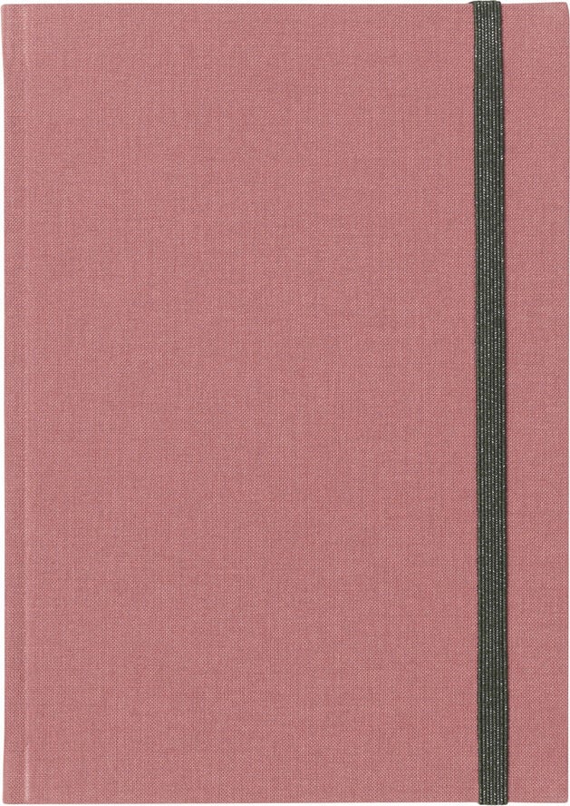 BEA, Notebook med elastik bånd Rose