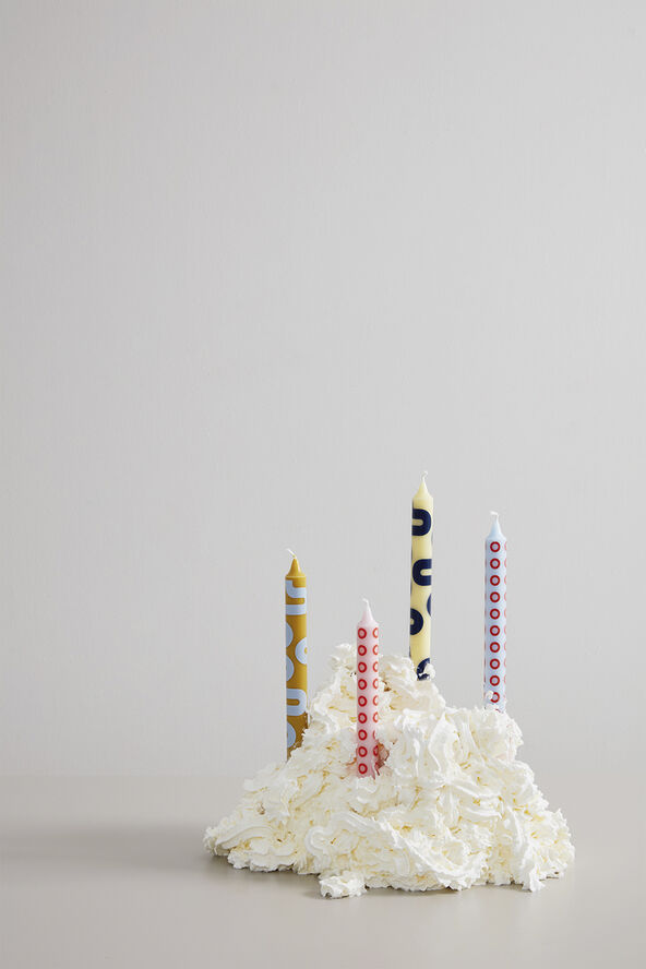 CANDLES YELLOW/BLUE