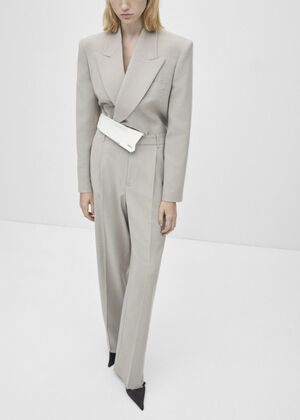 Straight suit trousers