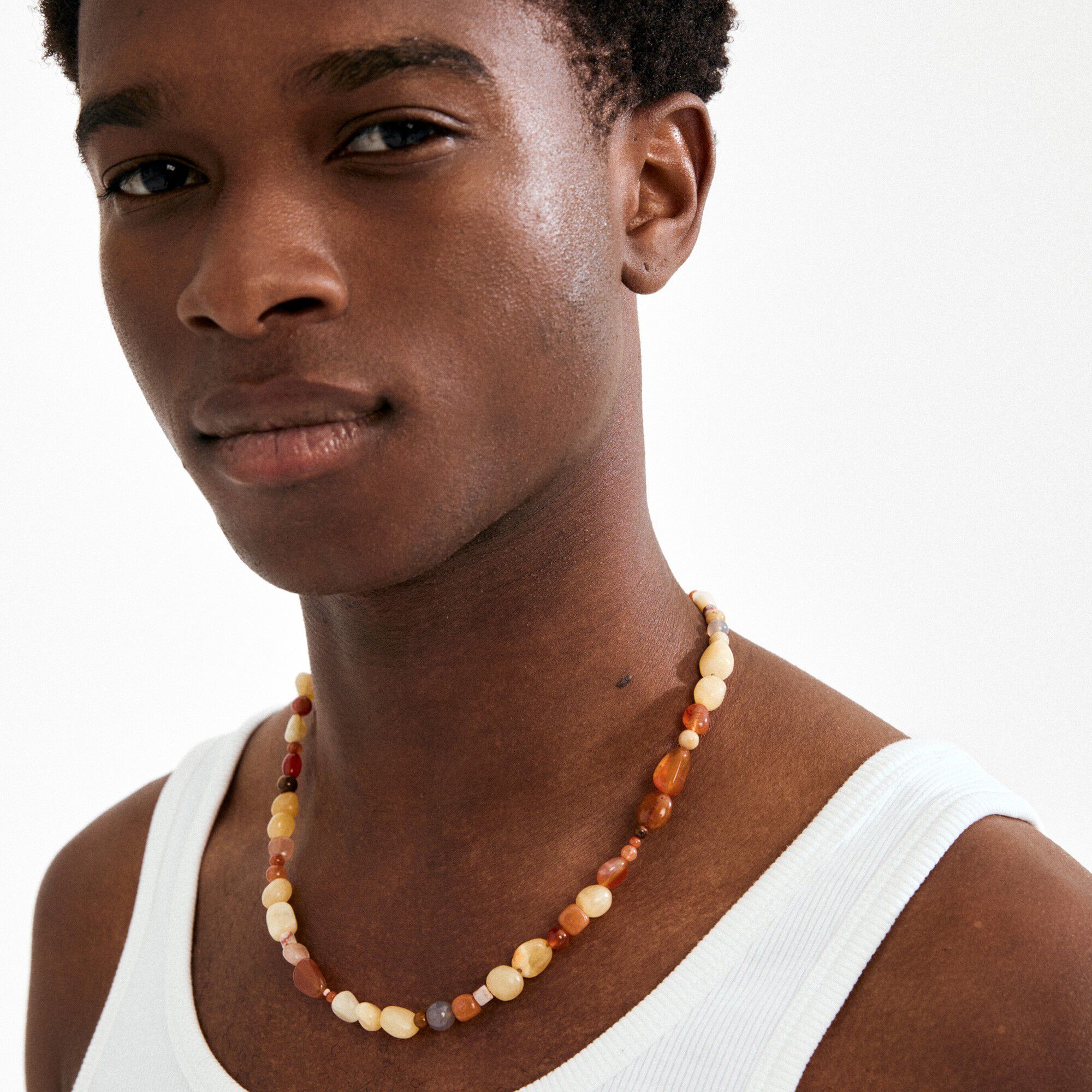 IRIS halsk&aelig;de s&oslash;lvbelagt/multi