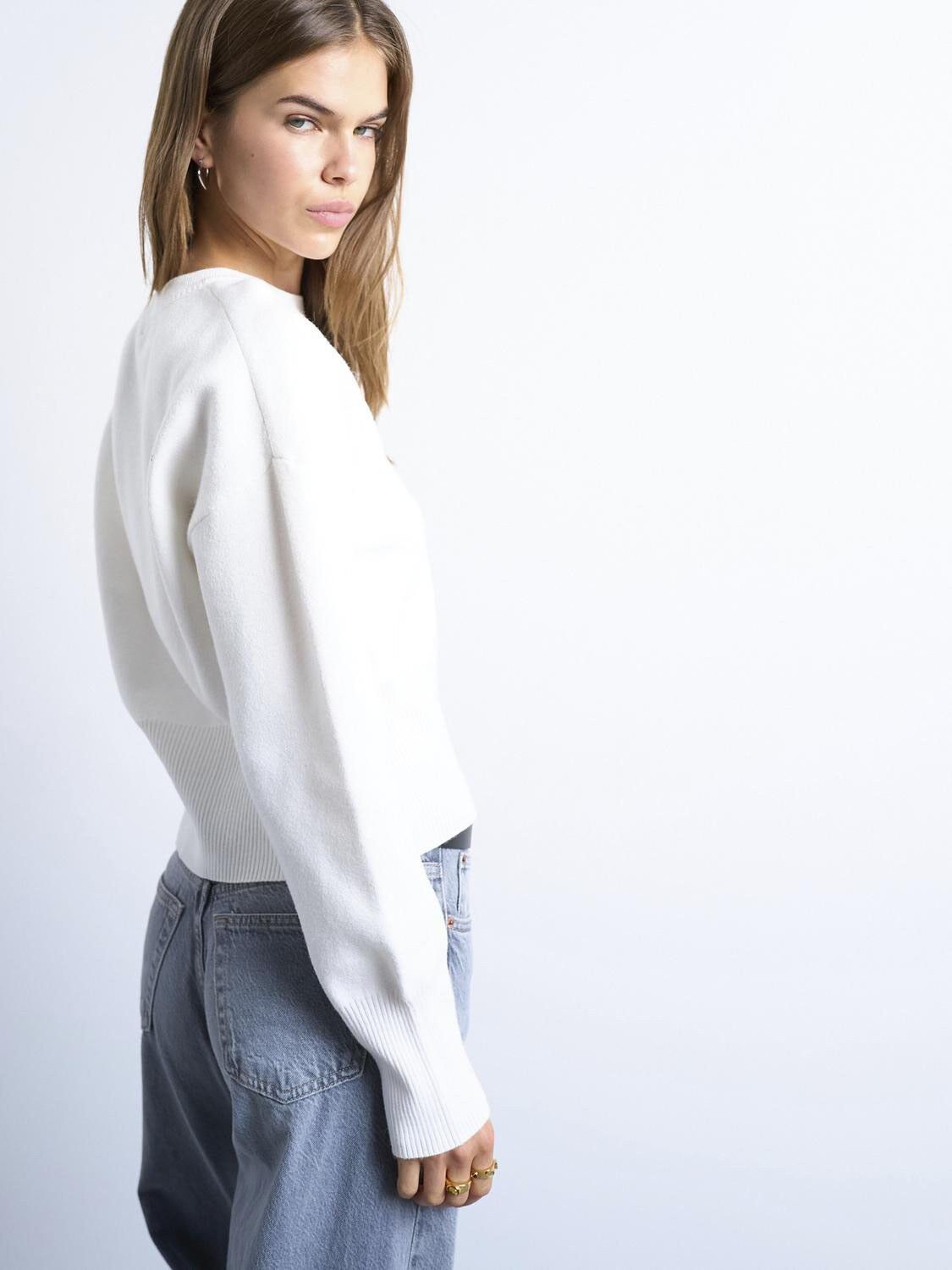 TSBELLE LS O-NECK PULLOVER - COTTON BLEND