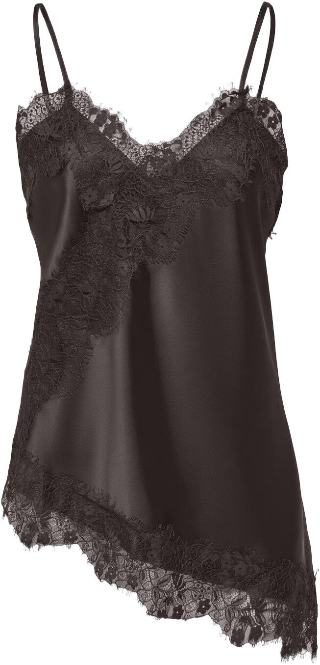 Onlindona Strap Satin Lace Top Wvn