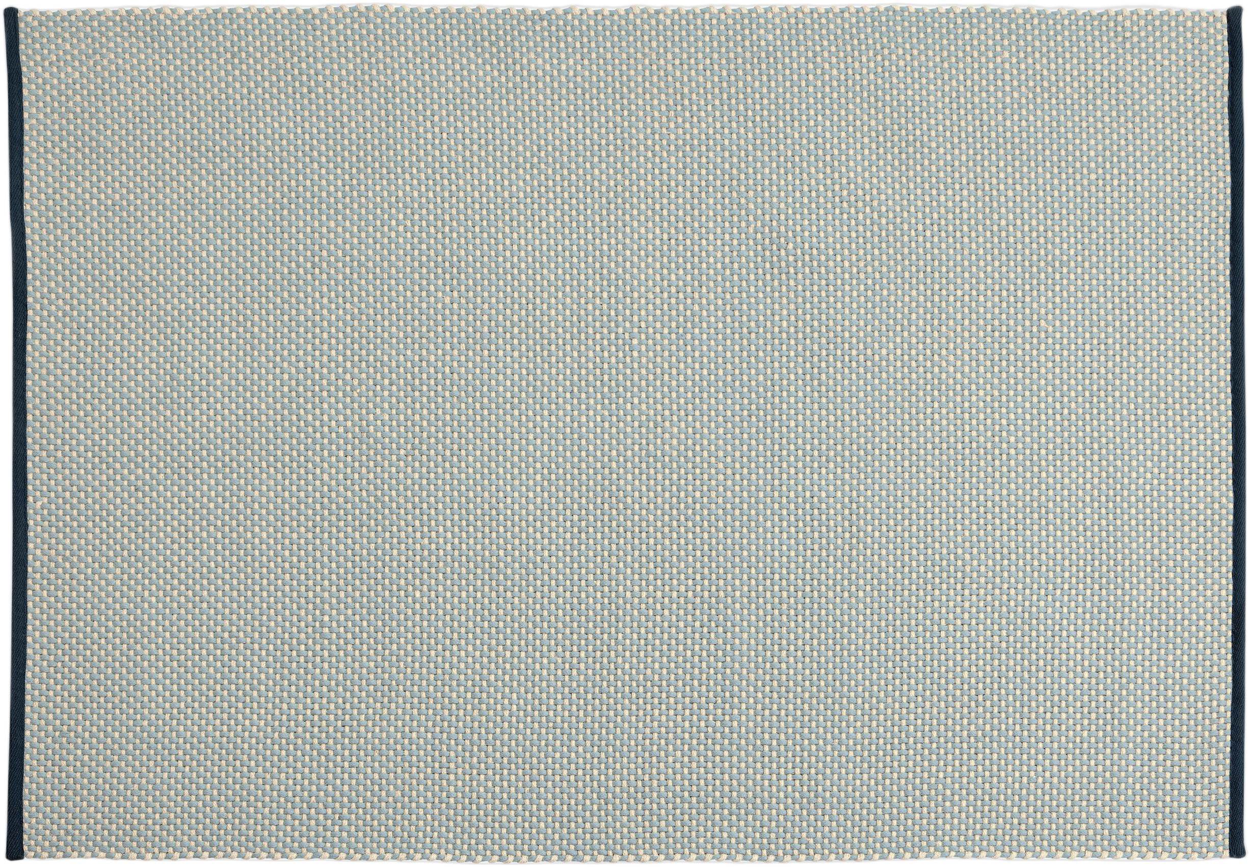3 Colour Rug-W140 x L200-Soft turquoise