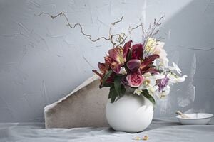 Globo Vase H20 cm hvid