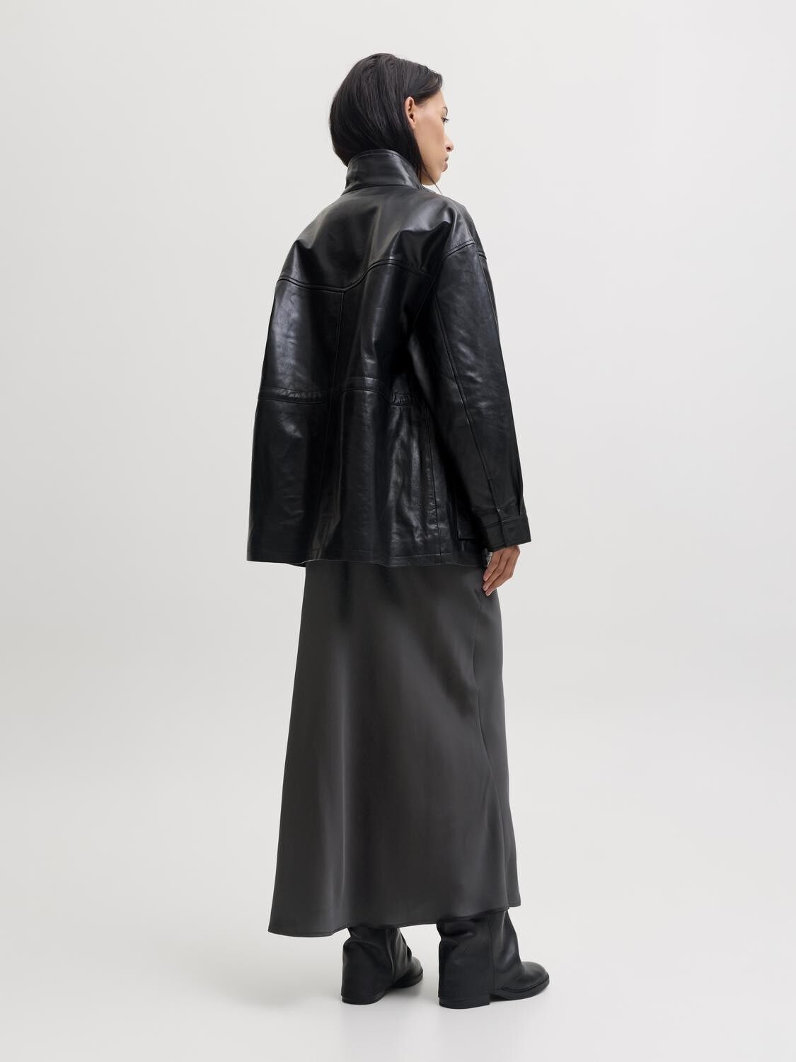 Jxtine Satin Skirt Wvn Sn