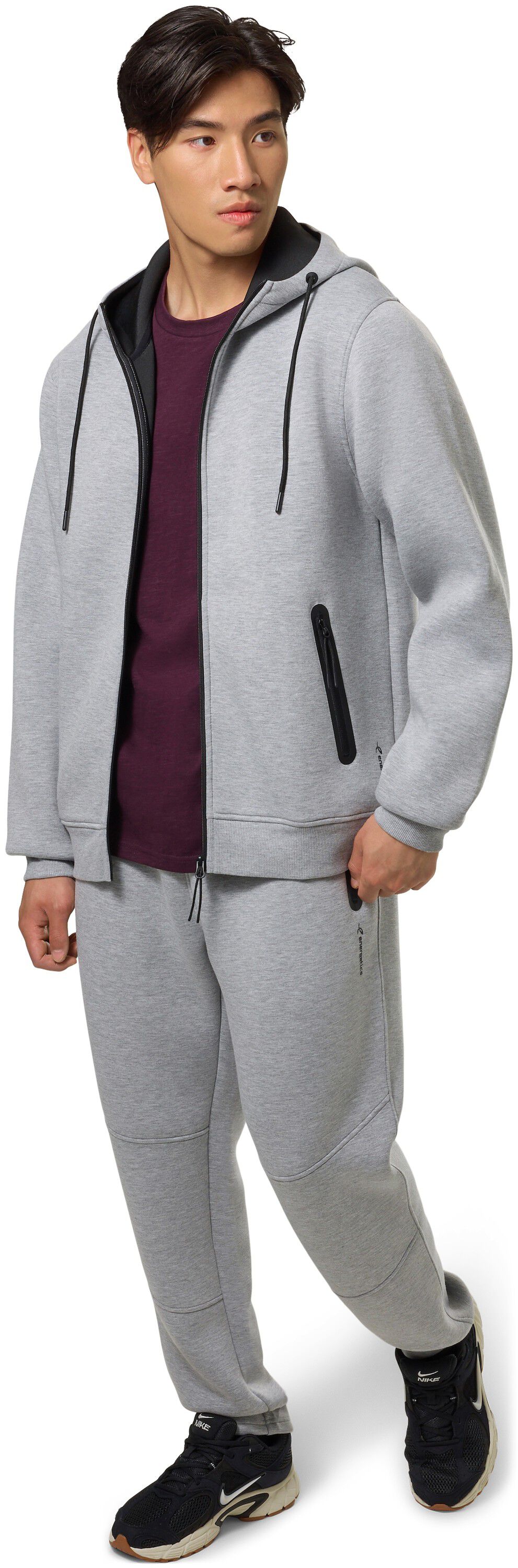Bros Full Zip H&aelig;ttetr&oslash;je
