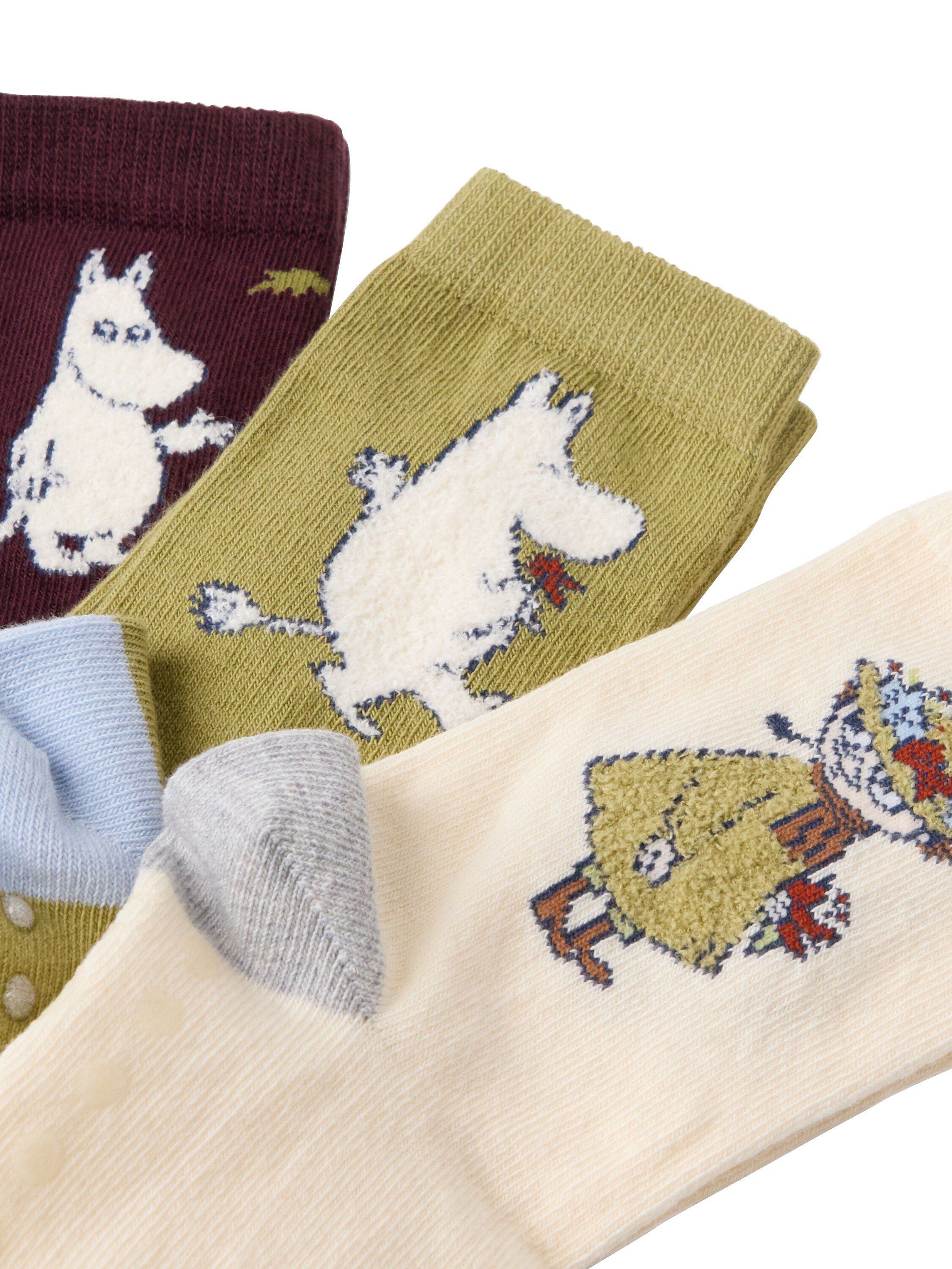 Sock 3p Moomin