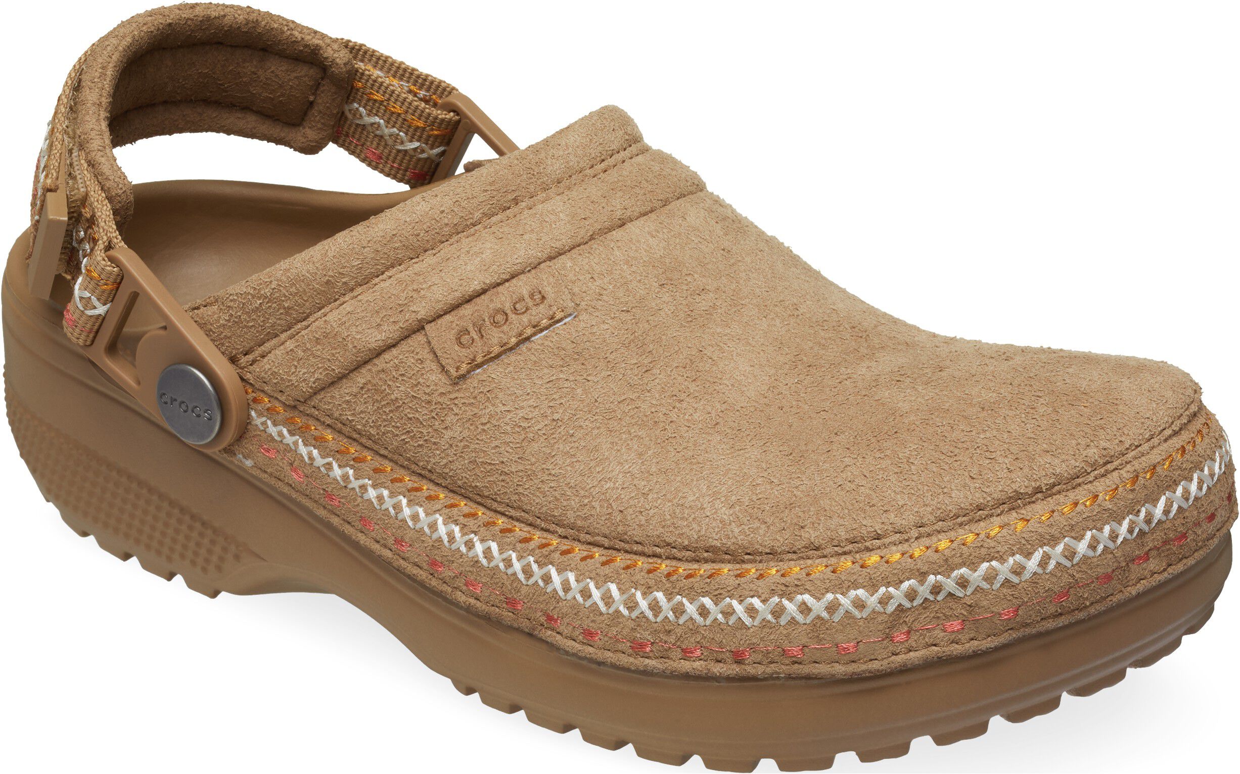 Crafted Vgn Suede Stitch Clog Spa