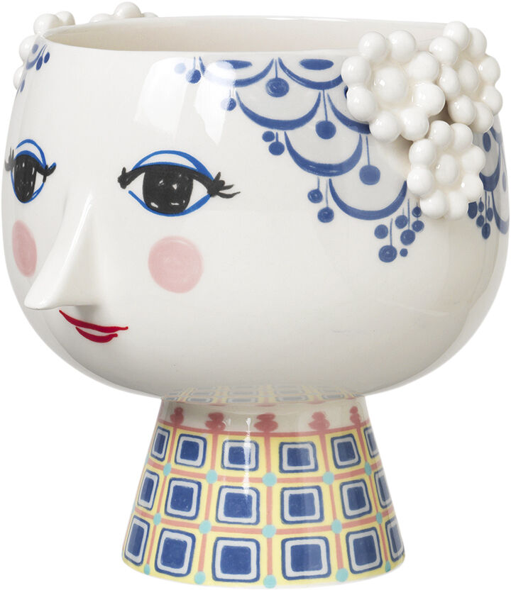 Eva Urtepotteskjuler bl&aring; &Oslash;21 cm