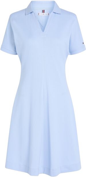LYOCELL OPEN-NK F&F POLO DRESS