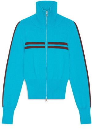 Track Zip Knit Cardigan