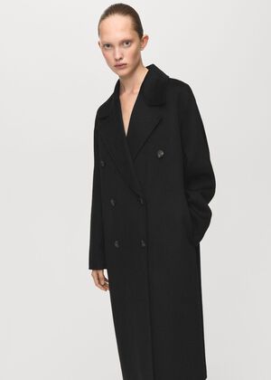 Handmade oversized wool coat