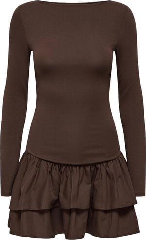 ONLVEGA L/S BOATNECK MIX DRESS BOX