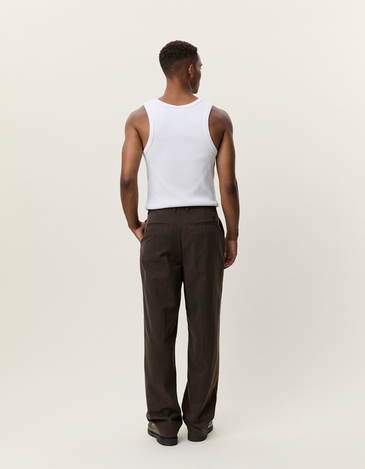 Soft Twill Tailored Pants