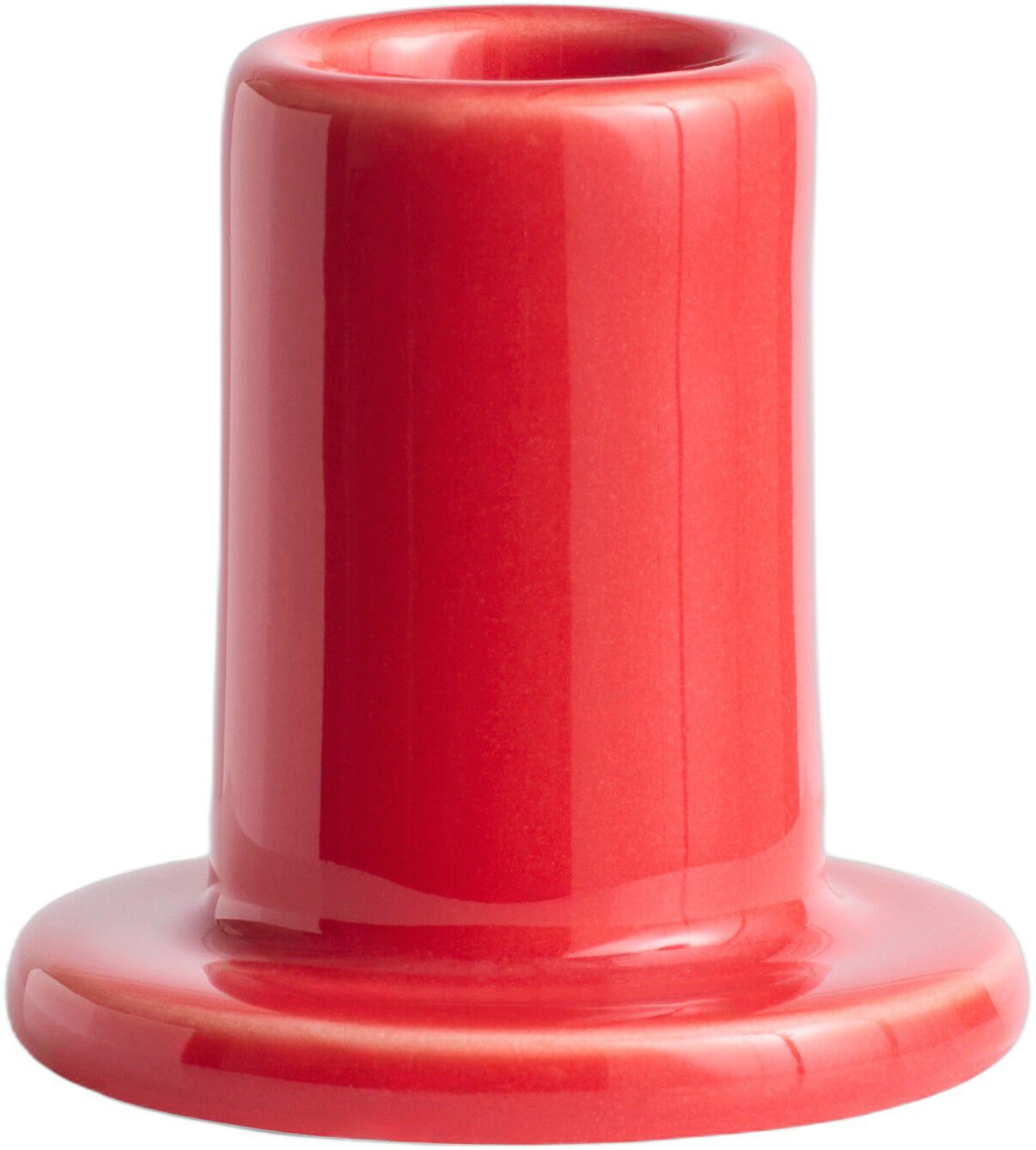 Tube Candleholder-Small-Red