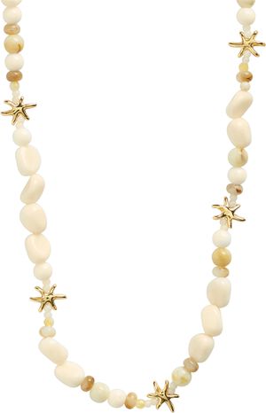 PRISM necklace white/gold-plated